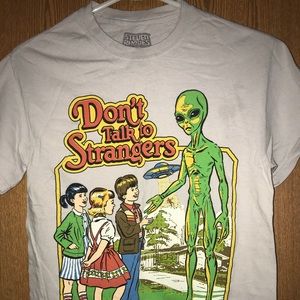 Steven Rhodes Size S Don’t Talk To Strangers Alien